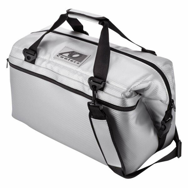 Ao Coolers Carbon Cooler Bag, Silver, 24PK AOCAOCR24SL